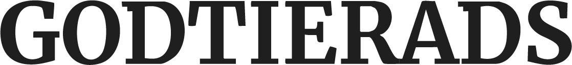 God Tier Ads logo in black.