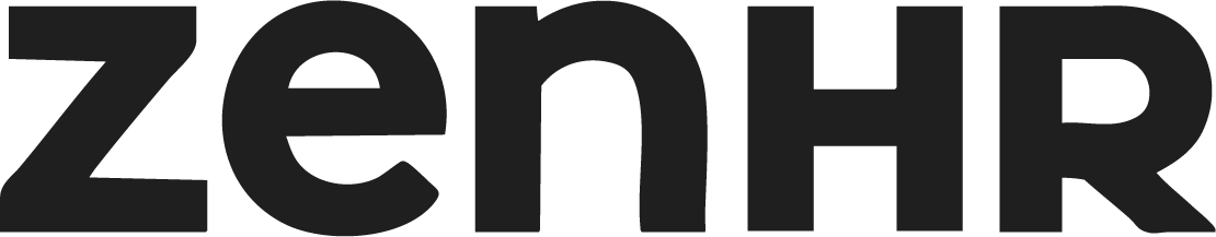 ZenHR logo in black.