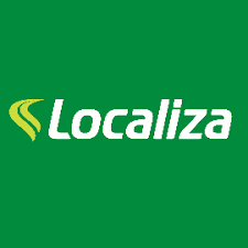Logotipo da Localiza com fundo verde e texto branco.