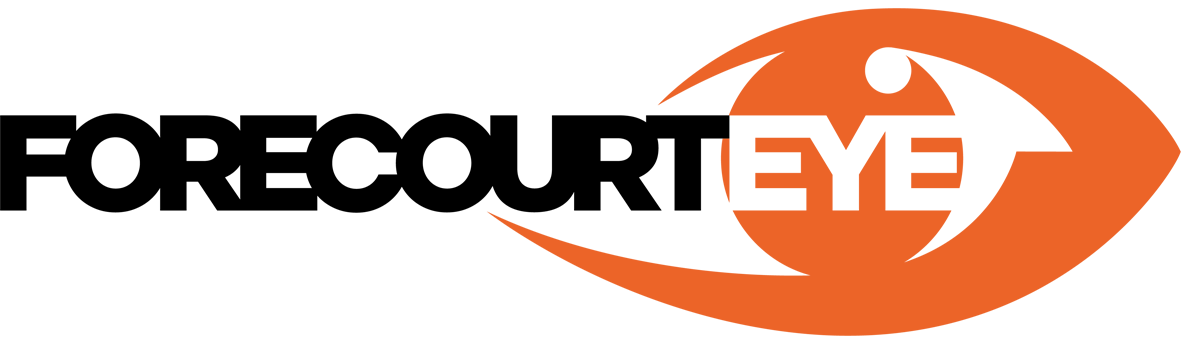 The image shows a logo with a stylized eye in orange and black colors, with the word 'EYE' inside the eye.
