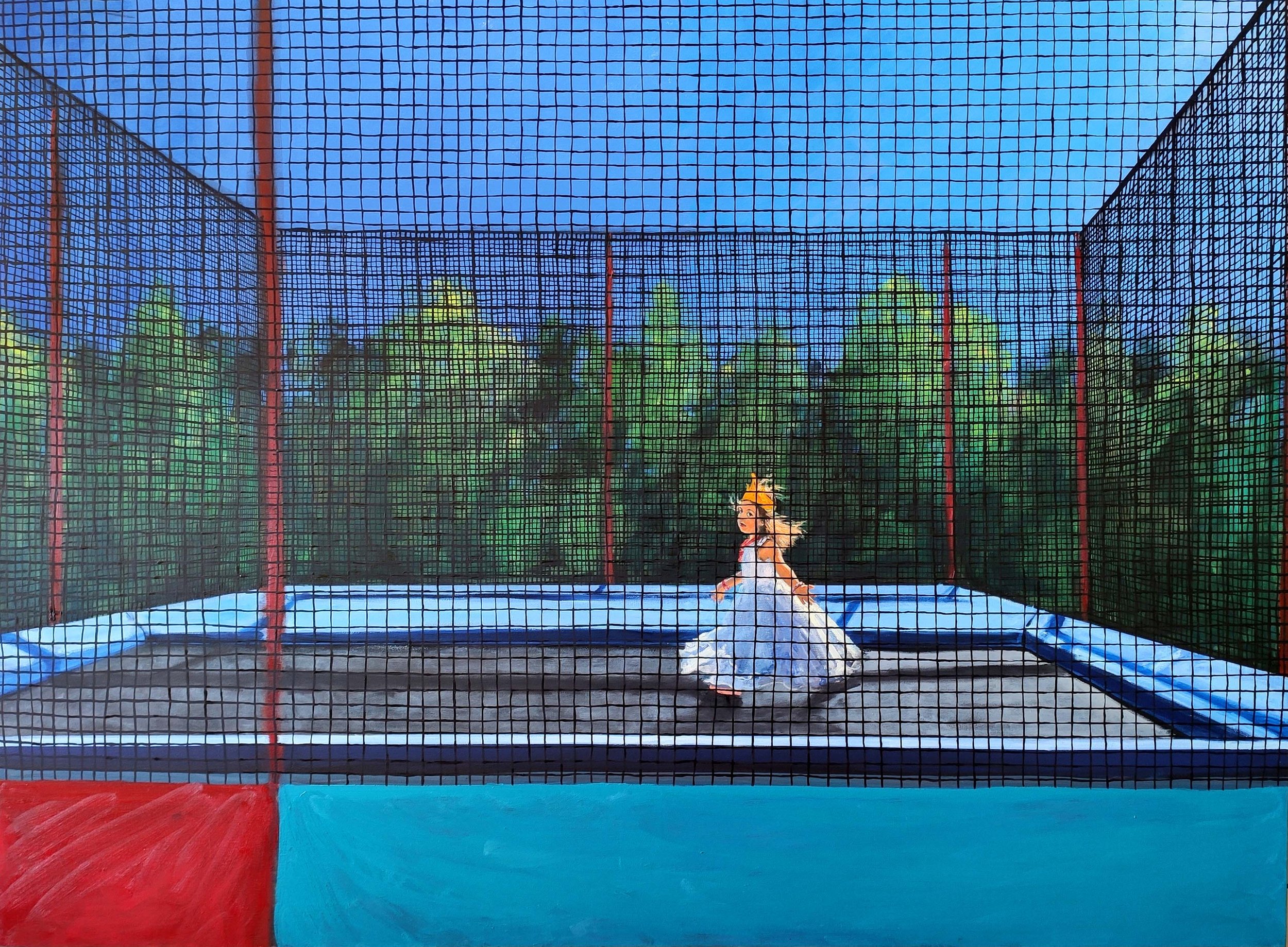 The Trampoline
2020, oil on canvas, 100x135 cm