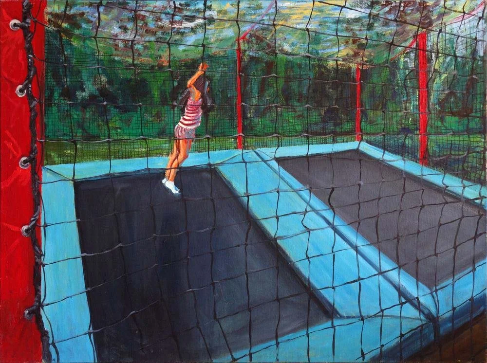 The Trampoline
2016, oil on canvas, 100x135 cm