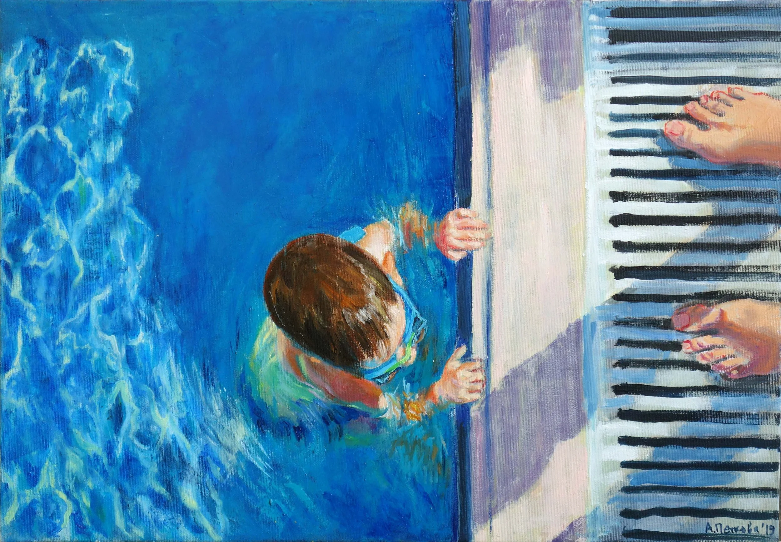 Warm Water
2019, oil on canvas, 38x55cm