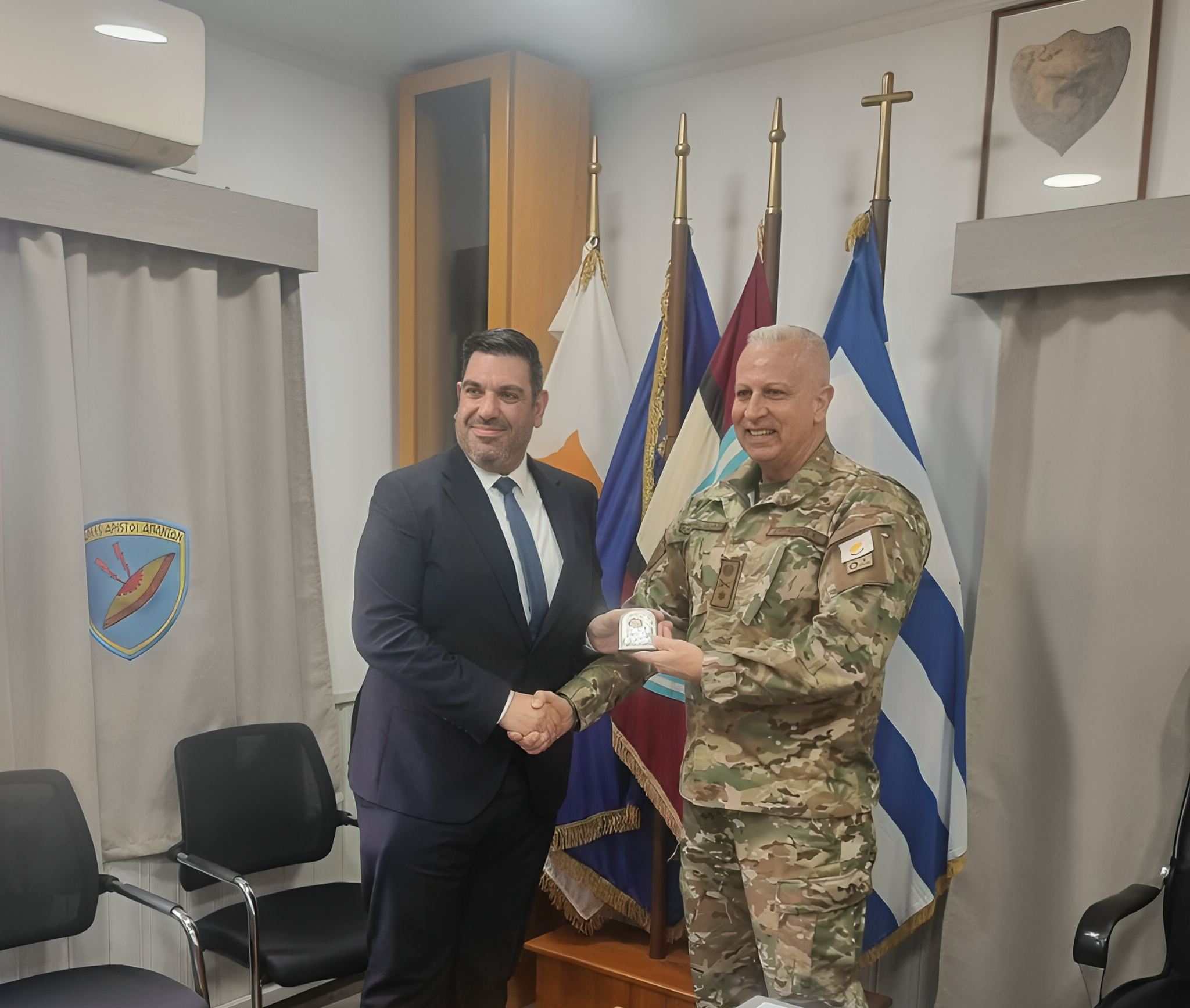 Συνάντηση στην 3η Ταξιαρχία Υποστήριξης Υλικού Πολέμου Λεμεσού