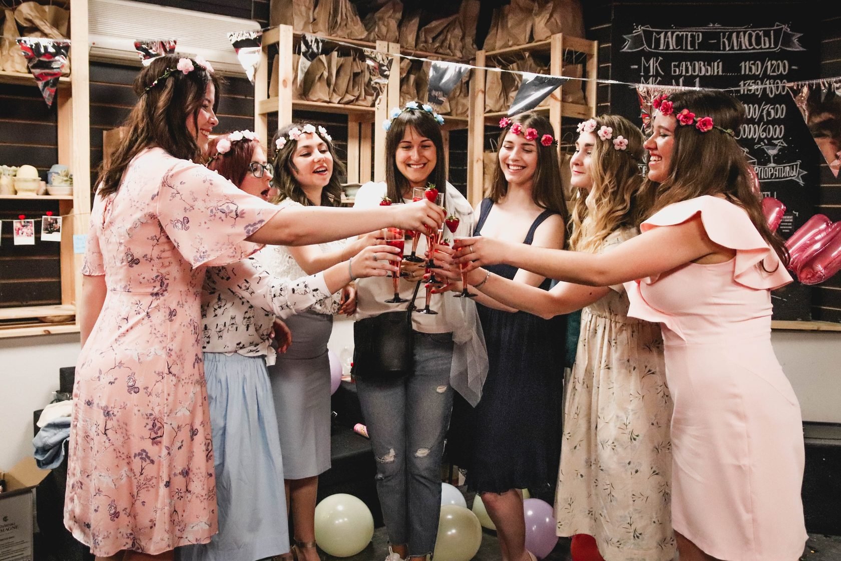     Bachelorette party at Pottery Studio 