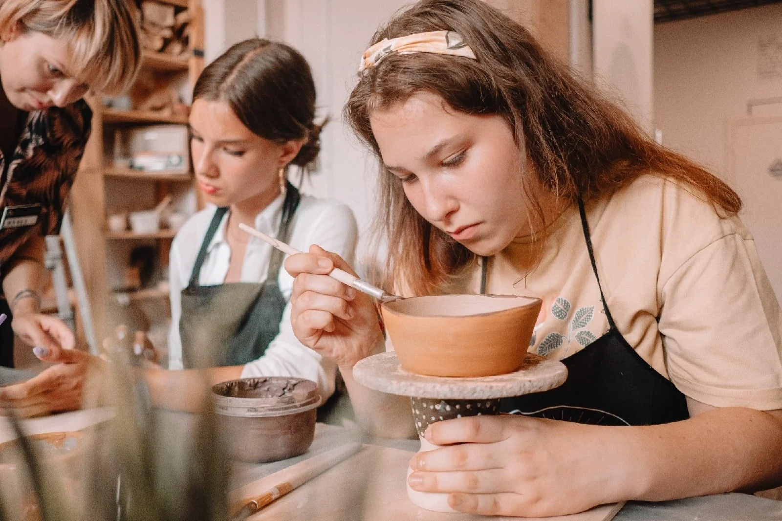Ceramics lessons for teens      