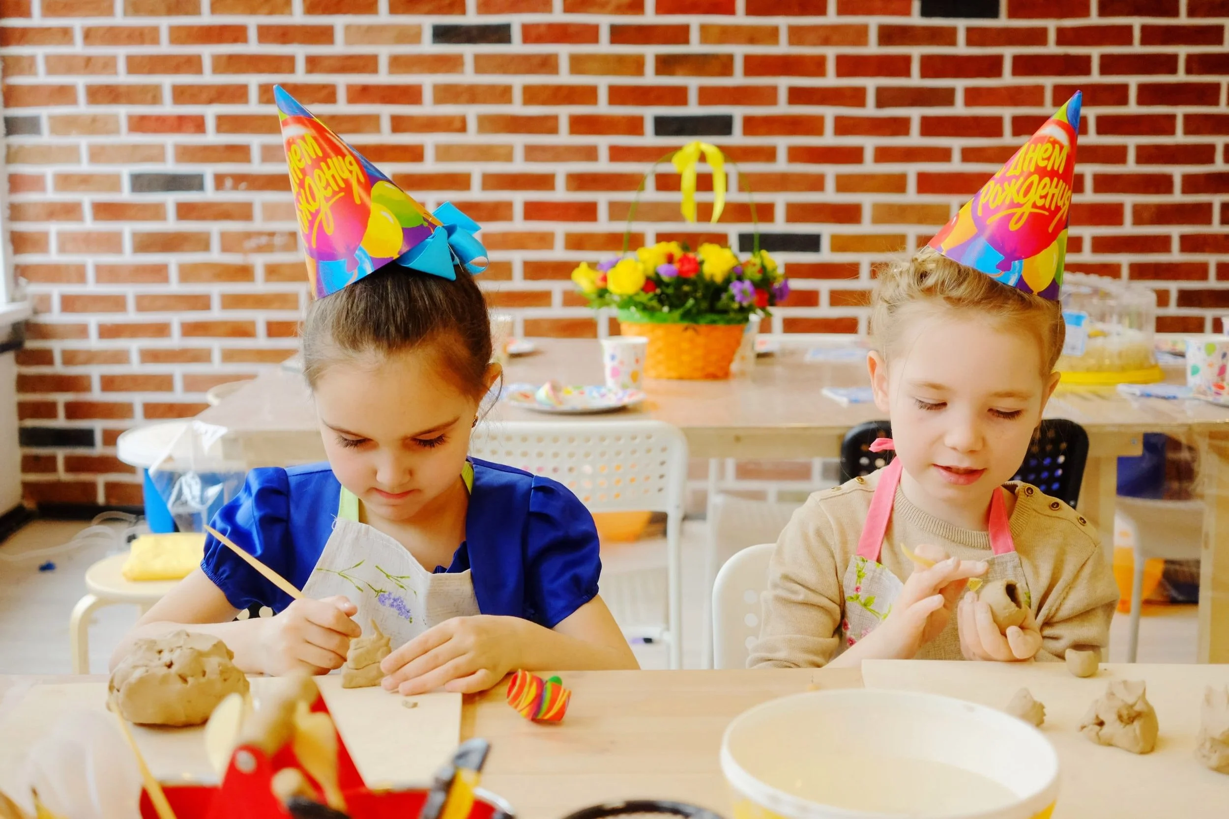 birthday parties at Pottery Studio