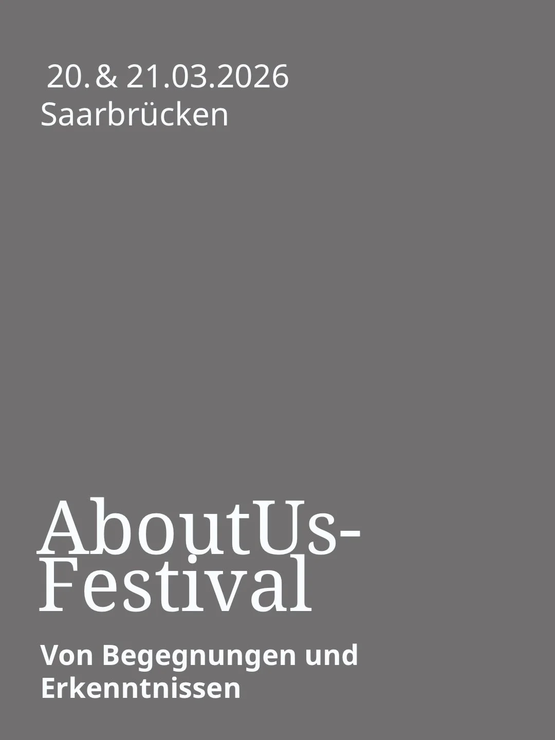 AboutUs-Festival 2026 - Zwei Tage voller Begegnungen, Austausch und Aufbruch.

Das war&rsquo;s. Das zweite AboutUs-Festival liegt hinter uns und klar ist: @kunterbuntfactory kennt nur Superlativ. Aus einem Festivaltag im letzten Jahr machte sie kurze