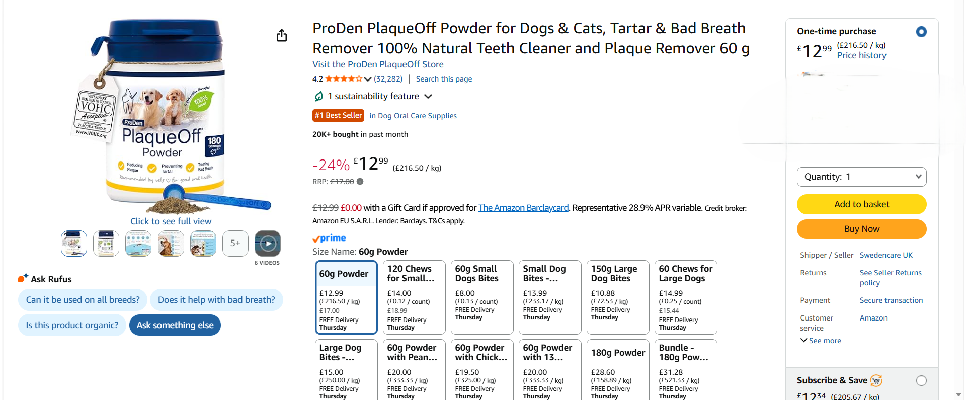 ProDen Plaque Remover Dogs Amazon Best Seller