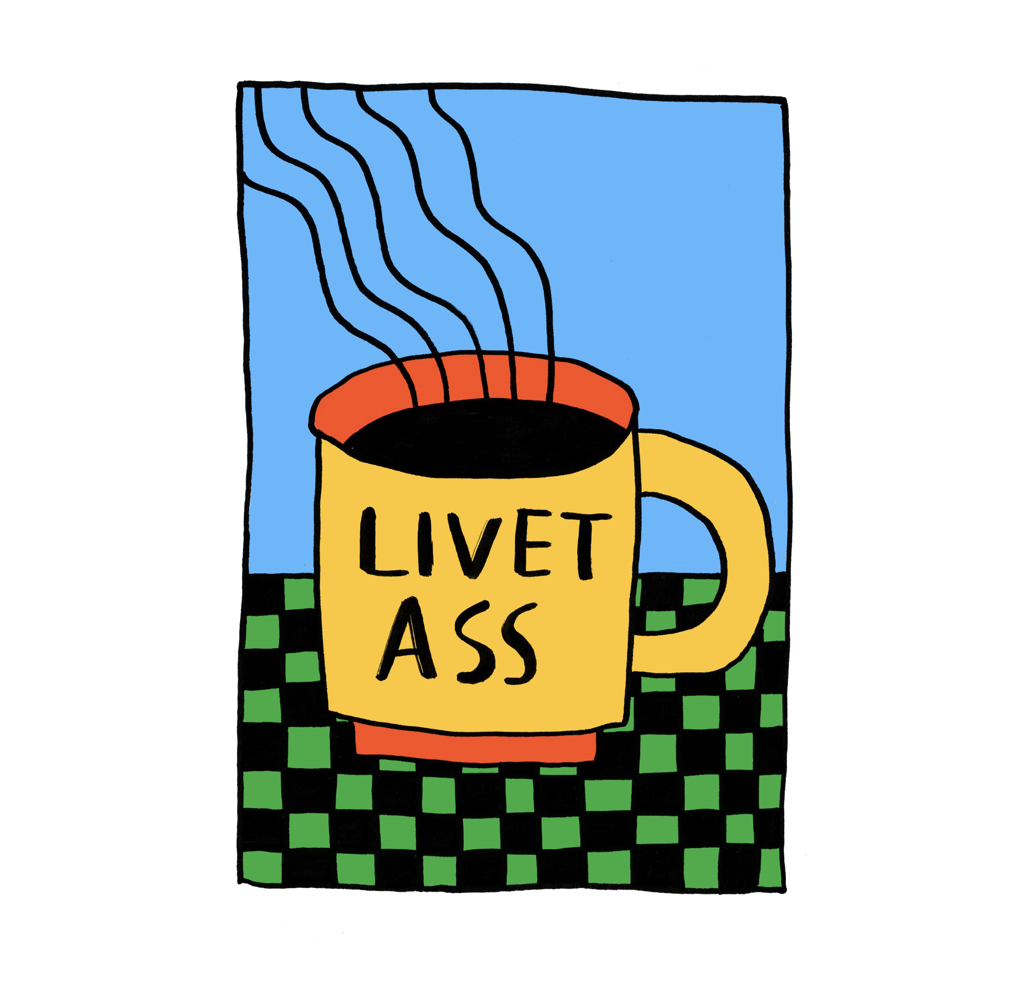 Kaffekopp postkort