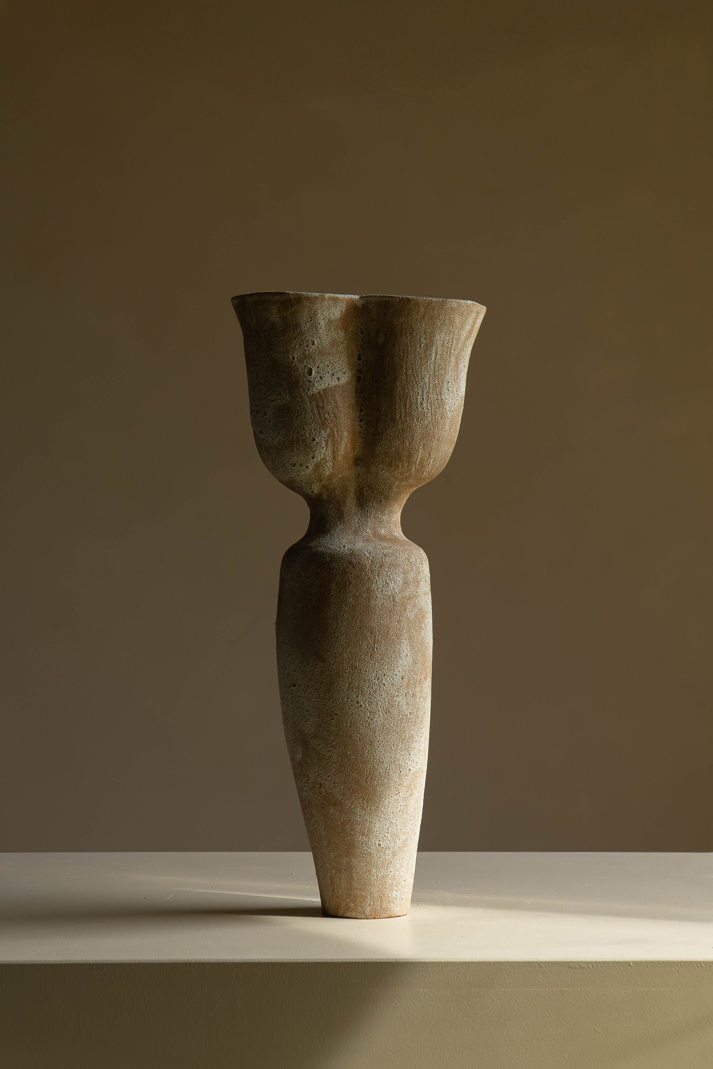 DOUBLE BOWL CRATERE VASE