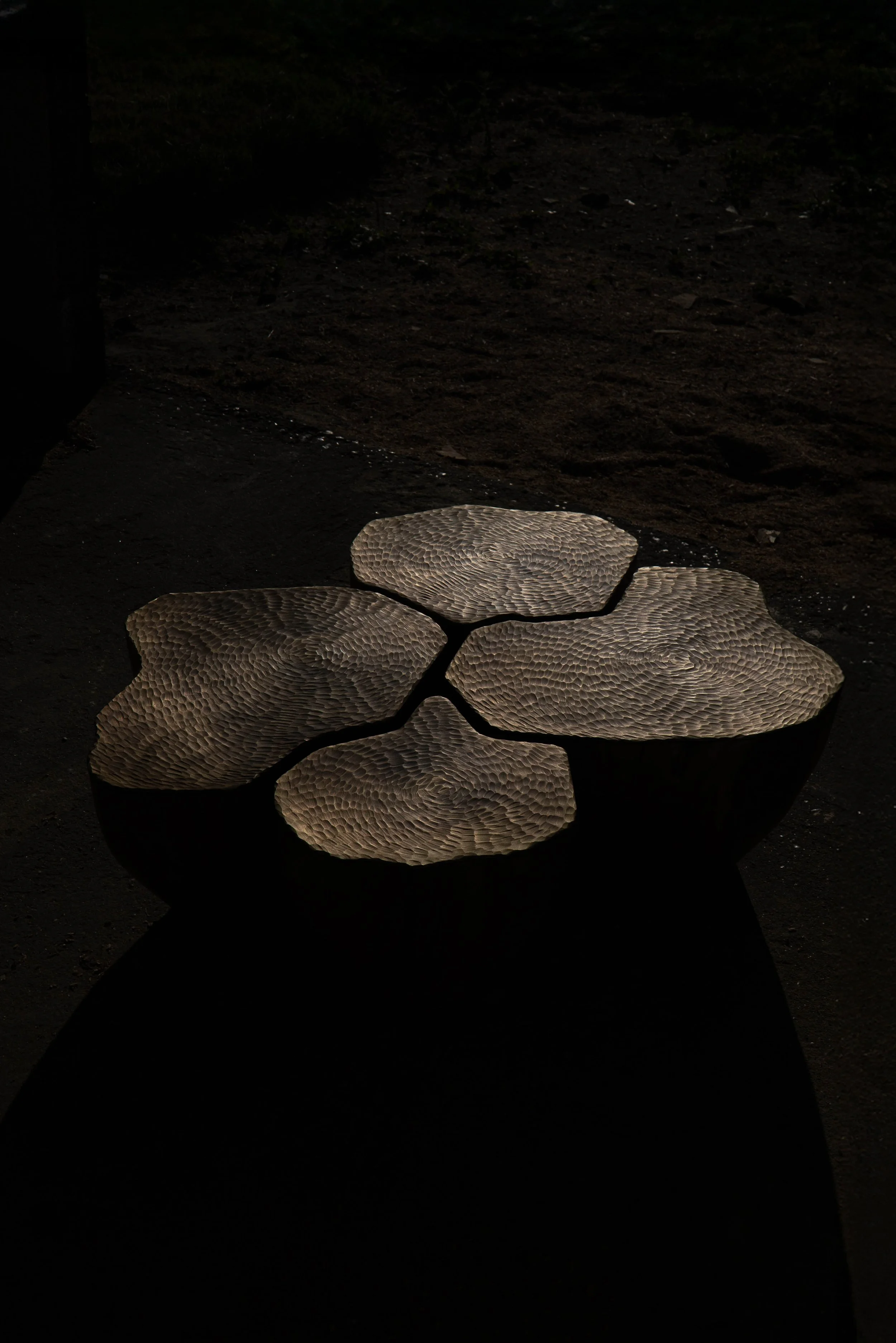 WALNUT + BRASS DURAMEN COMPOSITION