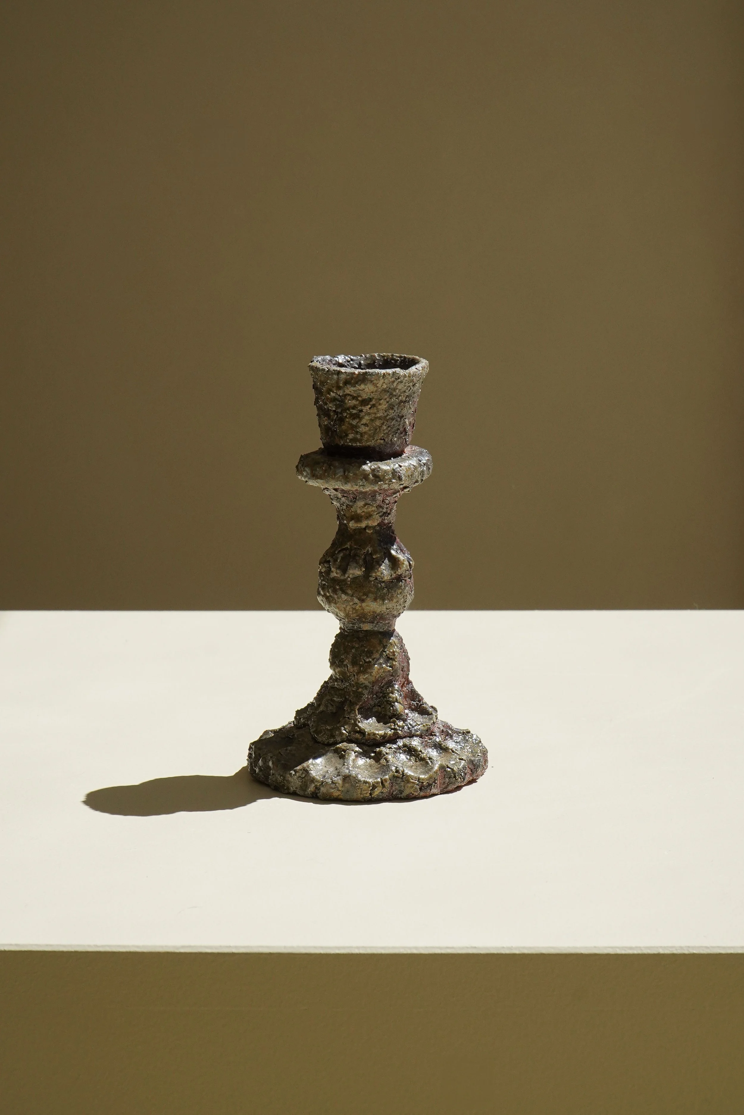 BOUGEOIR FEU DE BOIS I