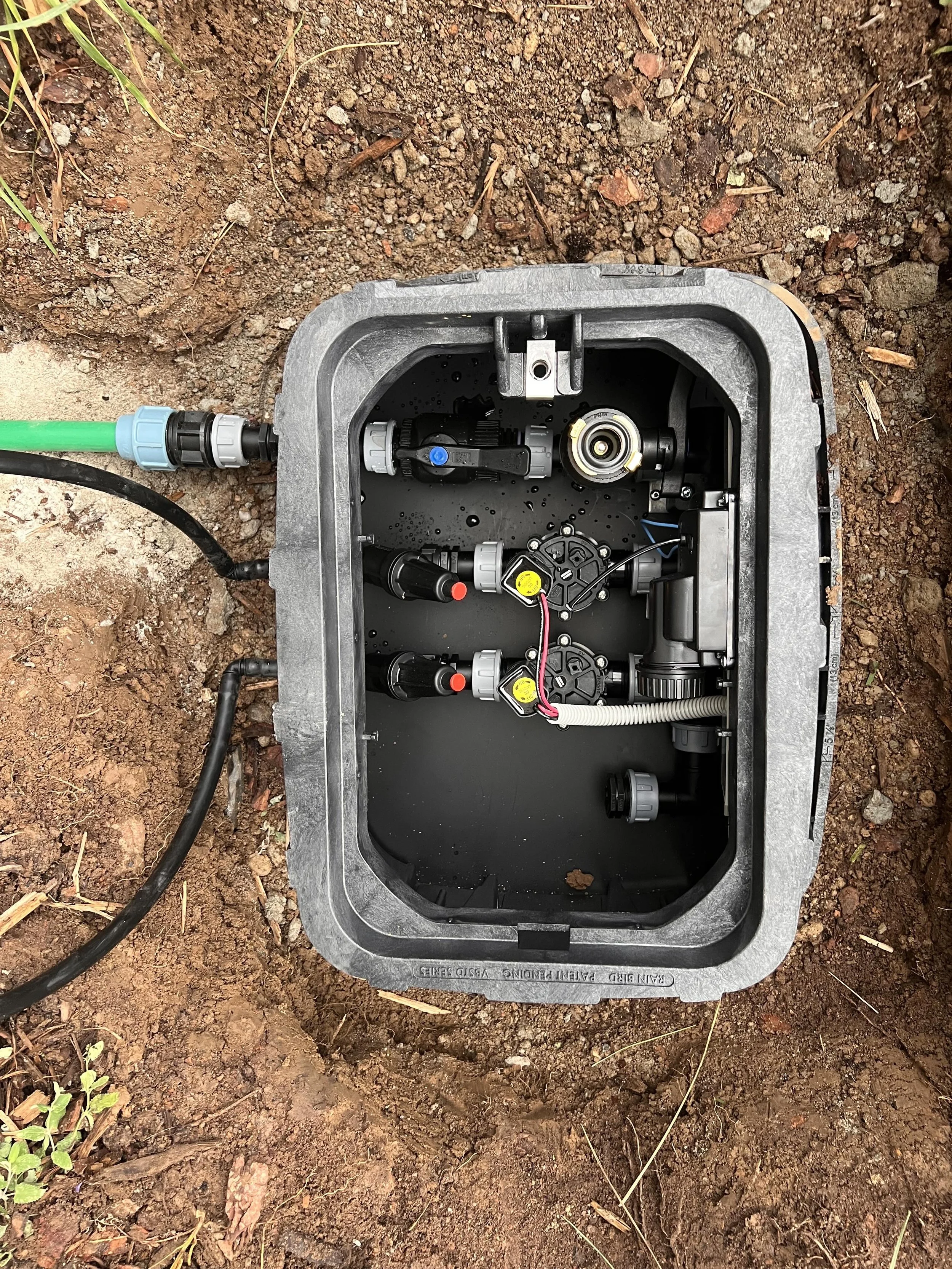 Verbau eines Ventilkastens