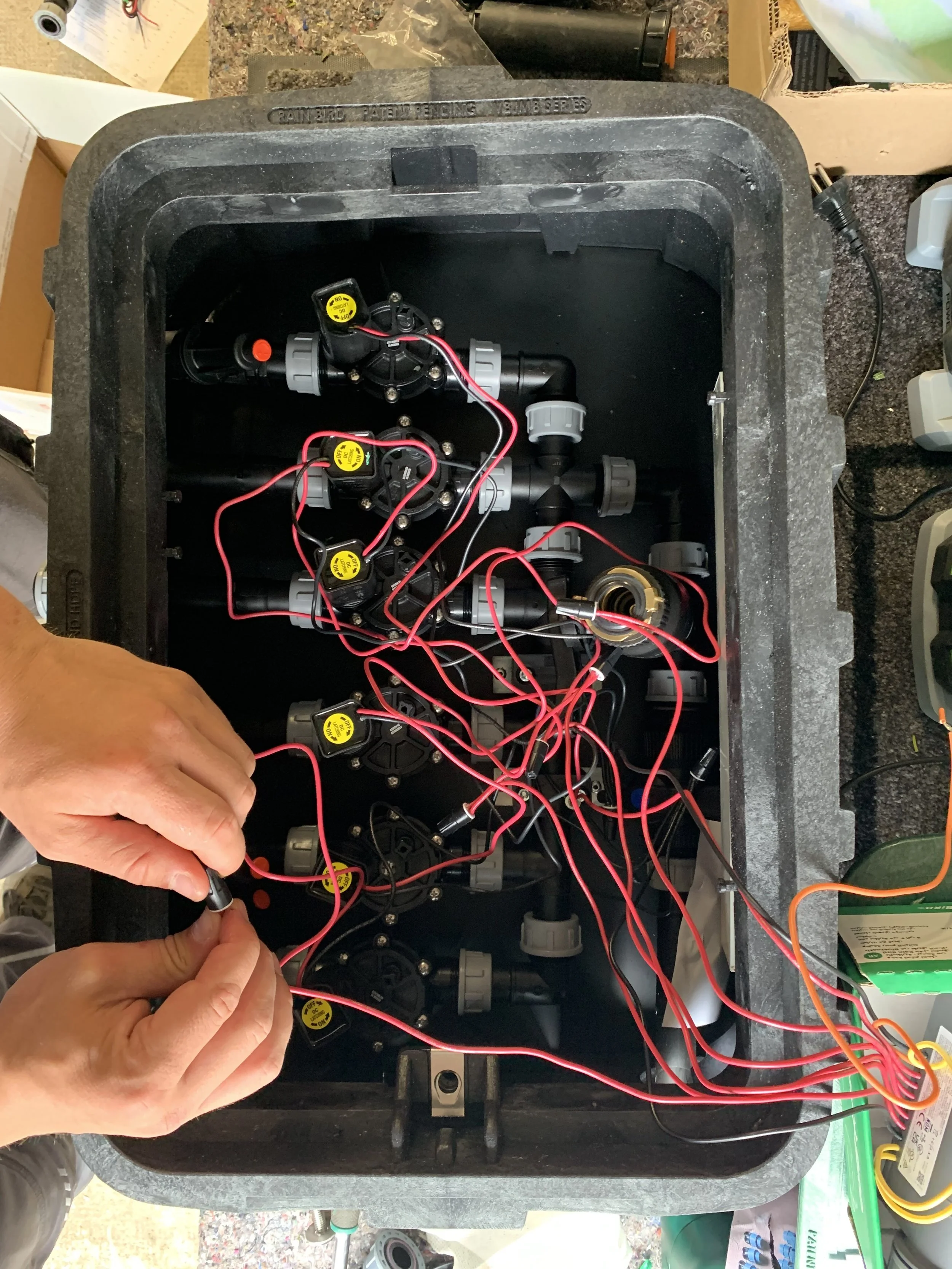 Anschluss des Steuergerätes