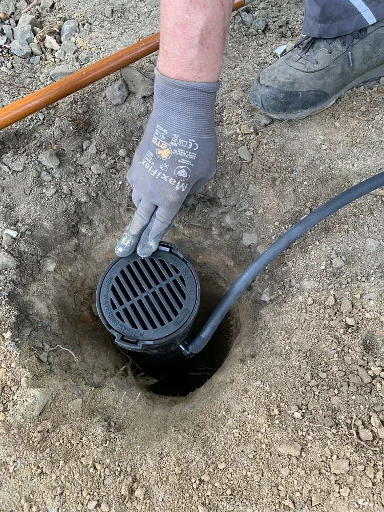 Einbau Wurzelbewässerung