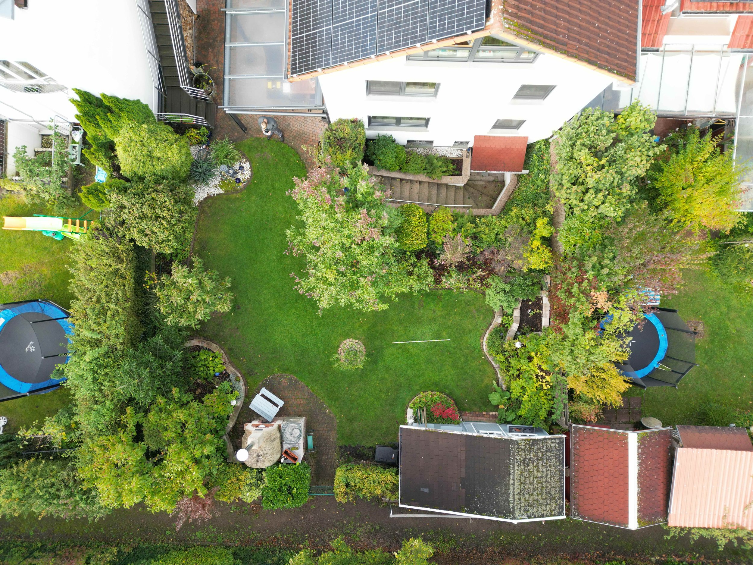 Drohnenaufnahme – vor Baubeginn