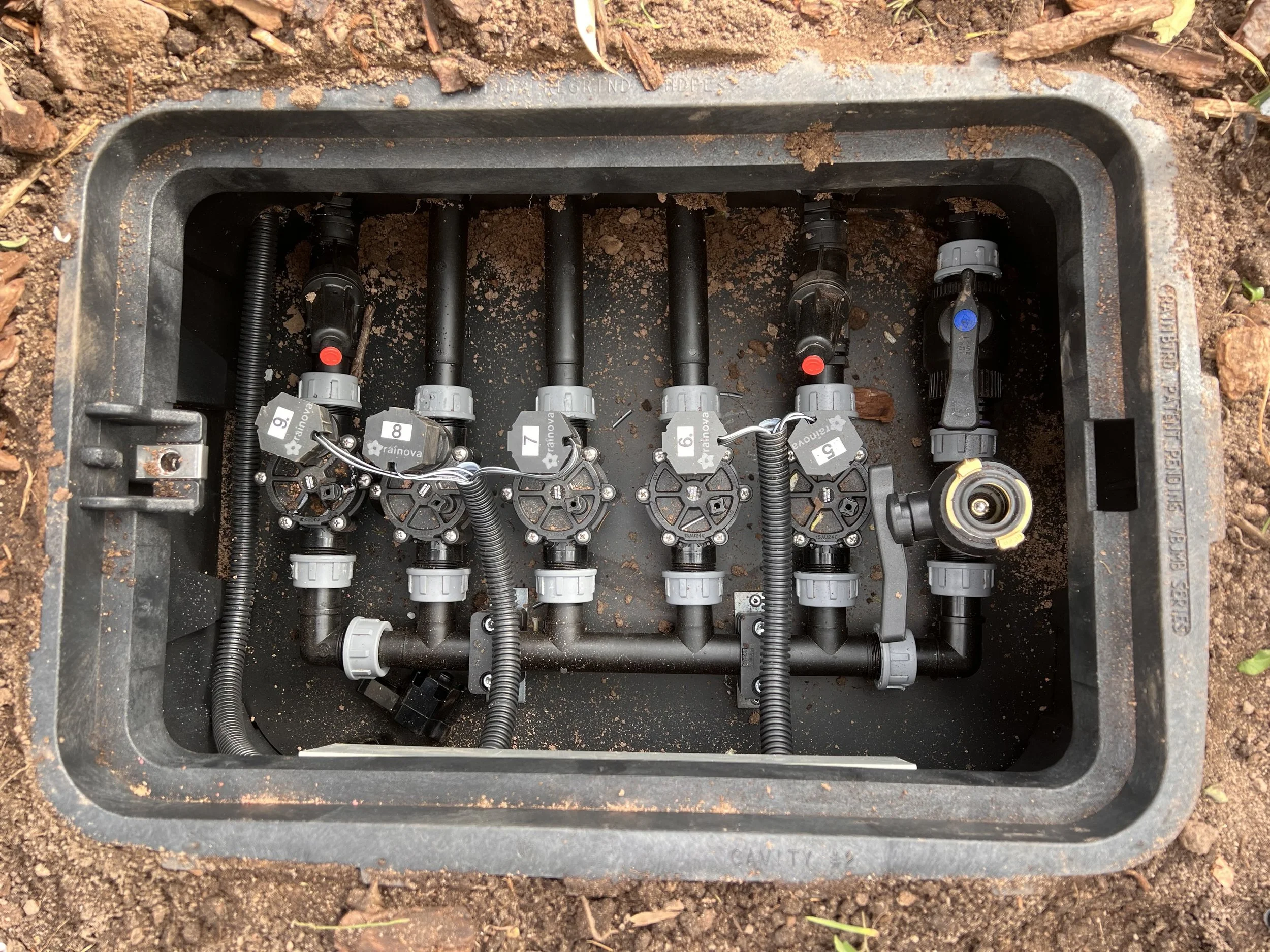 Ventilbox – Bewässerungskreise 5 bis 9