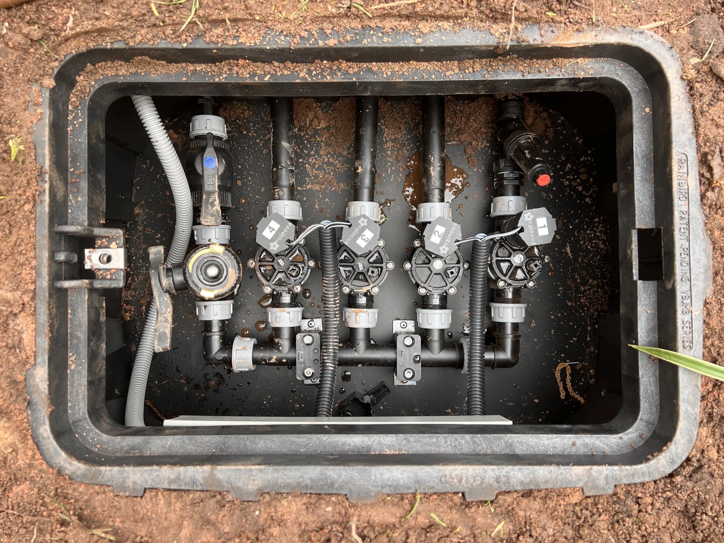 Ventilbox – Bewässerungskreise 1 bis 4