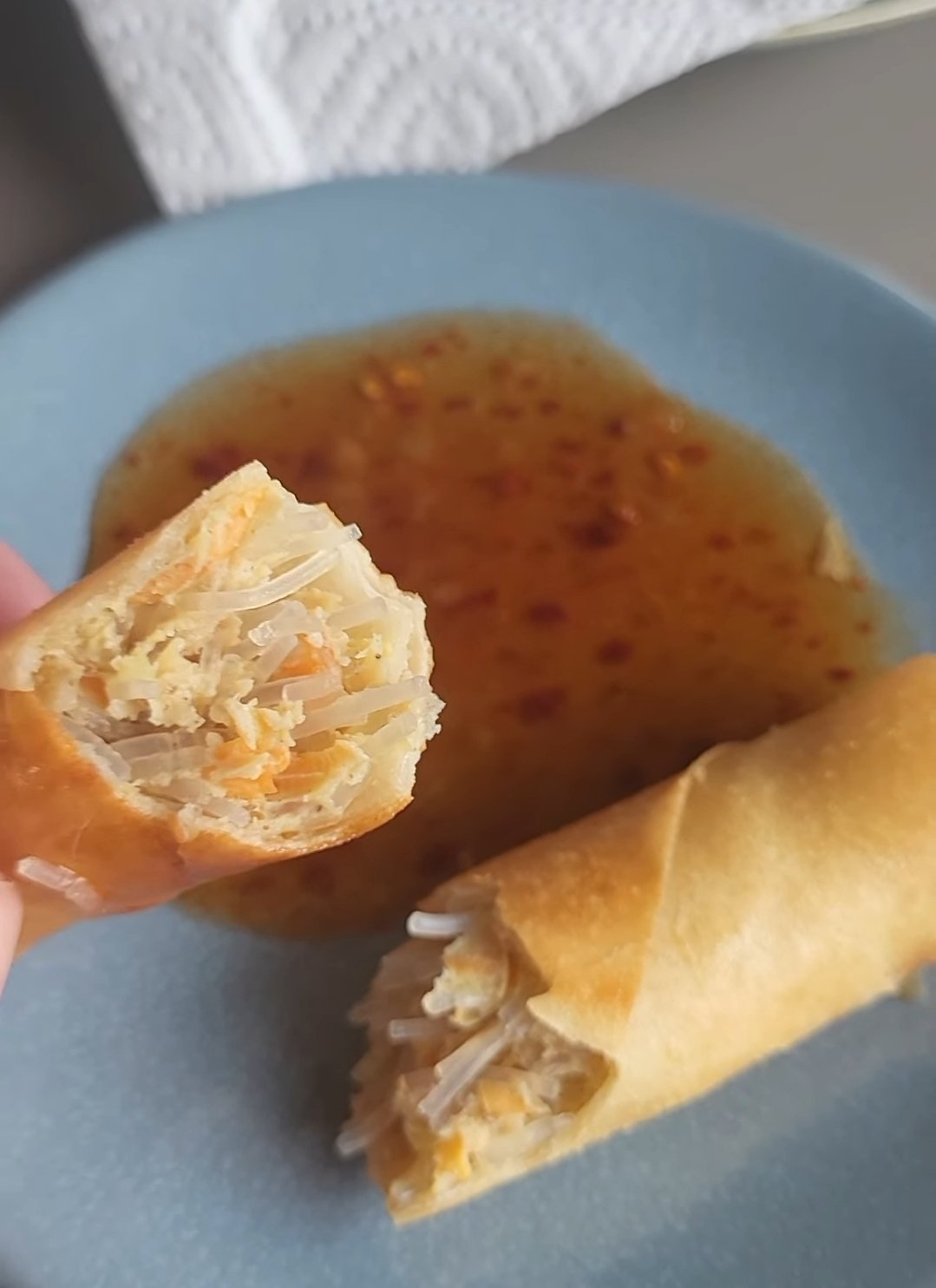 Vietnamese kip loempia’s