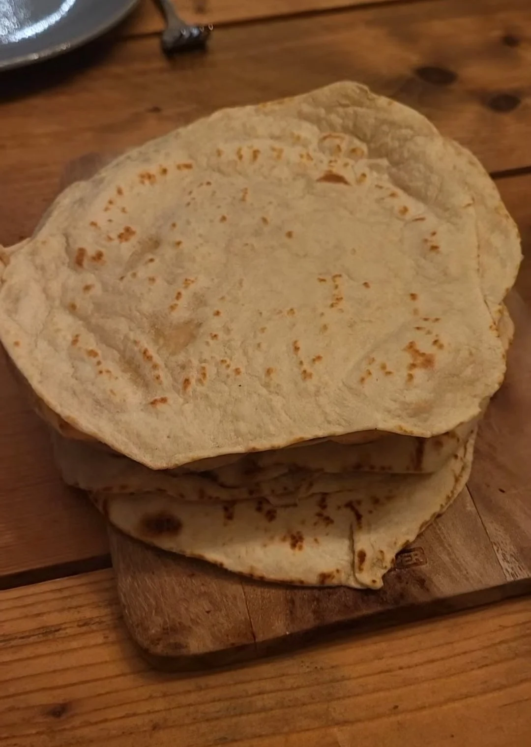 Zelfgemaakte tortilla wraps