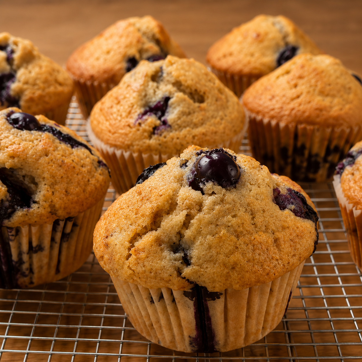 Blueberry muffins
