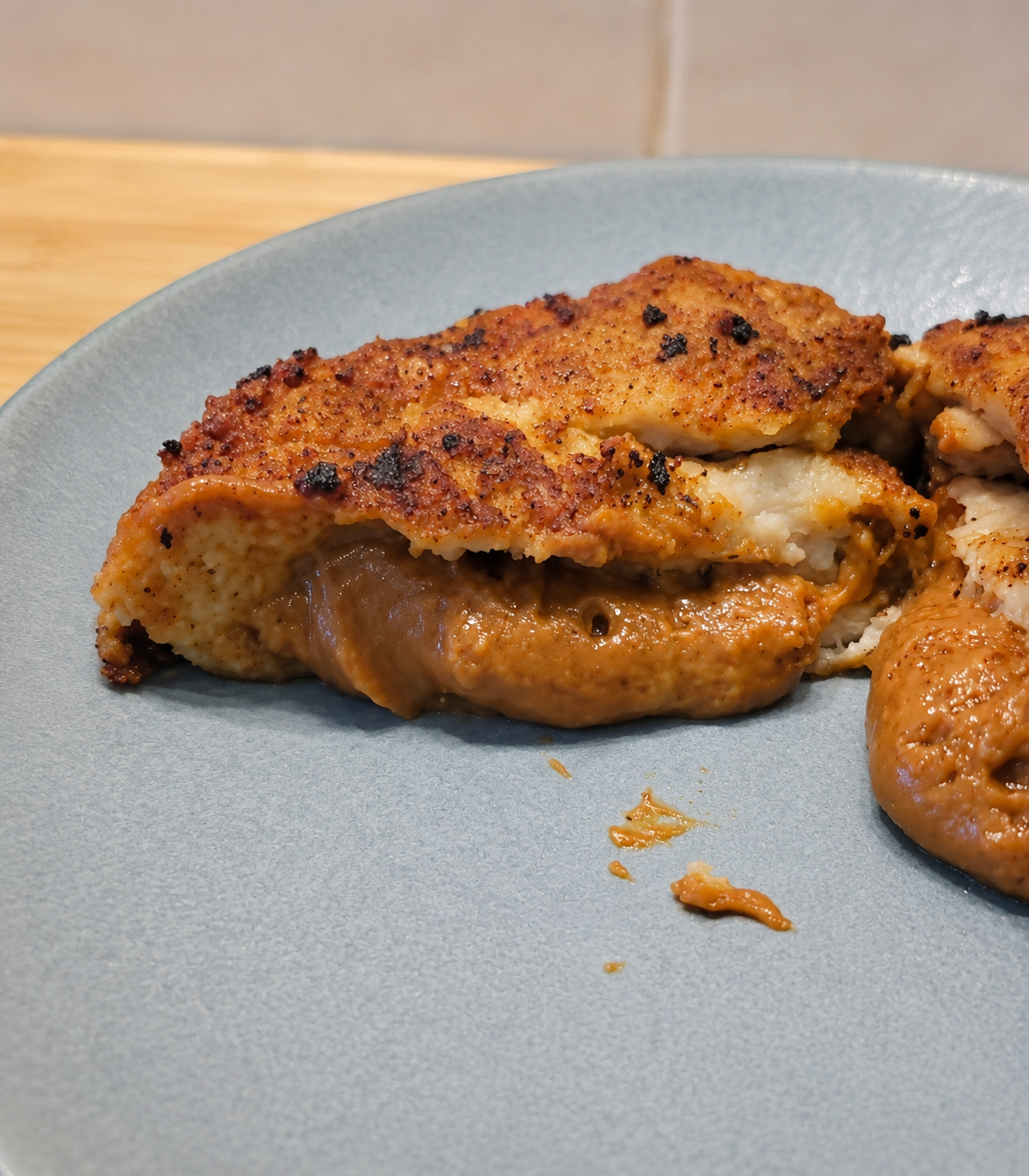 Kip saté schnitzel