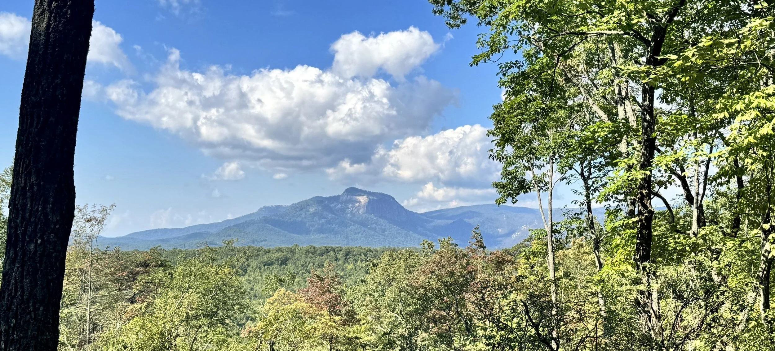 View of Table Rock Mountain from the ceremony site at Wildcat