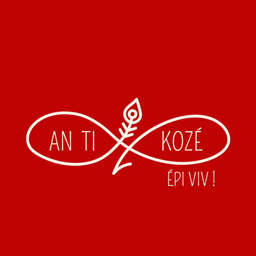 Logo de l’association, dessin minimaliste du symbole de l’infini et d’un papillon à la fois avec le nom de l’association au centre.