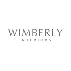 Wimberly Interiors logo in black text on white background