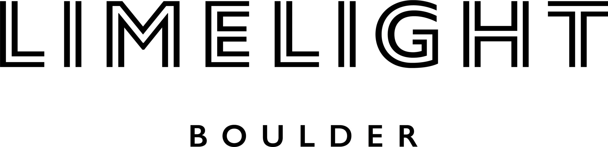 Logo with the text 'LIME LIGHT BOULDER' in a modern font.