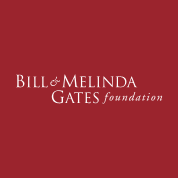 Logo with a maroon background and white text reading 'Bill & Melinda Gates Foundation'.