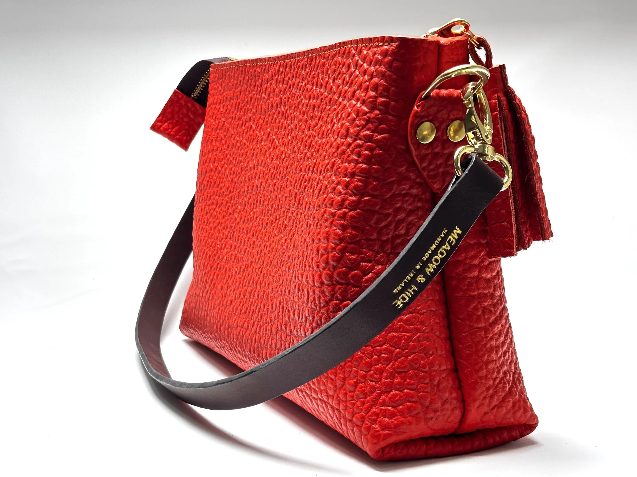 Meadow & Hide leather bag with vegetable tanned strap.jpeg