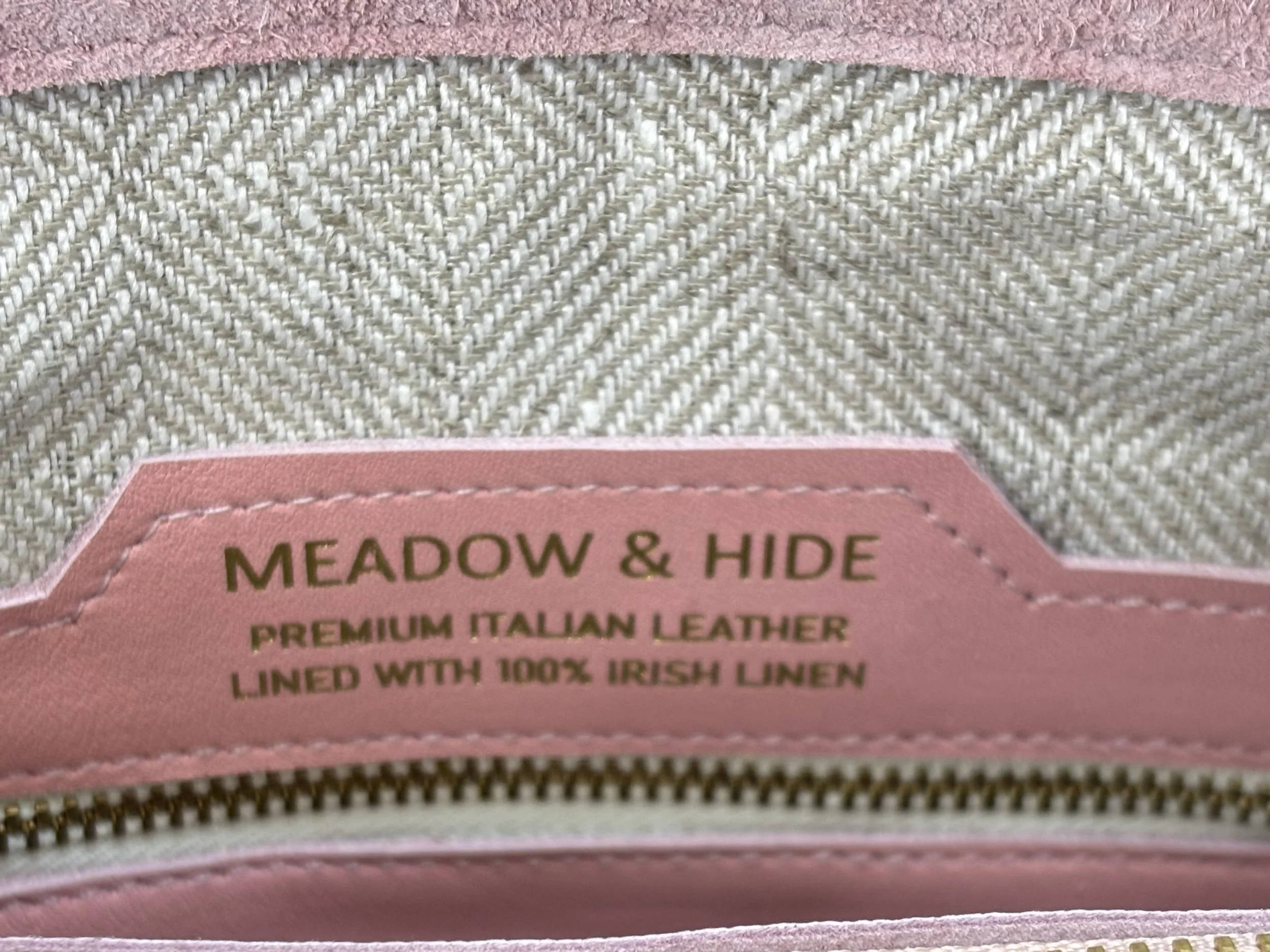 Meadow & Hide powder pink linen lining.jpeg