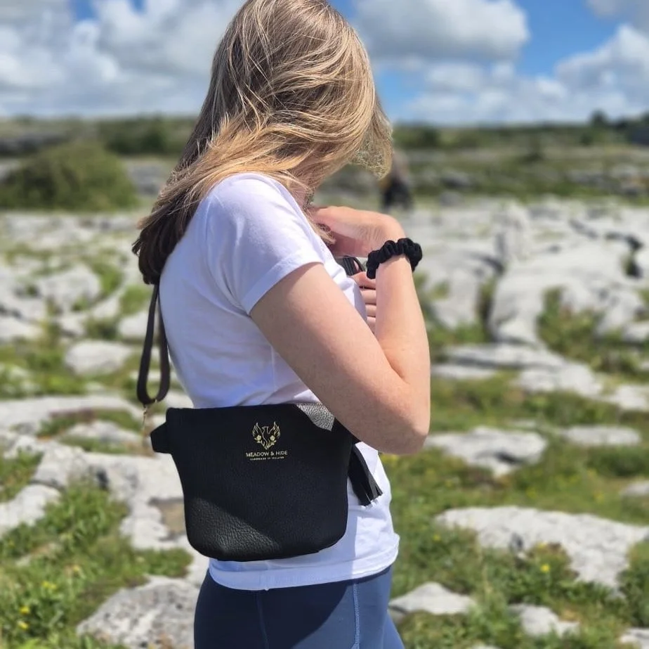 Woman wearing olive green Meadow & Hide Adventurer.jpeg