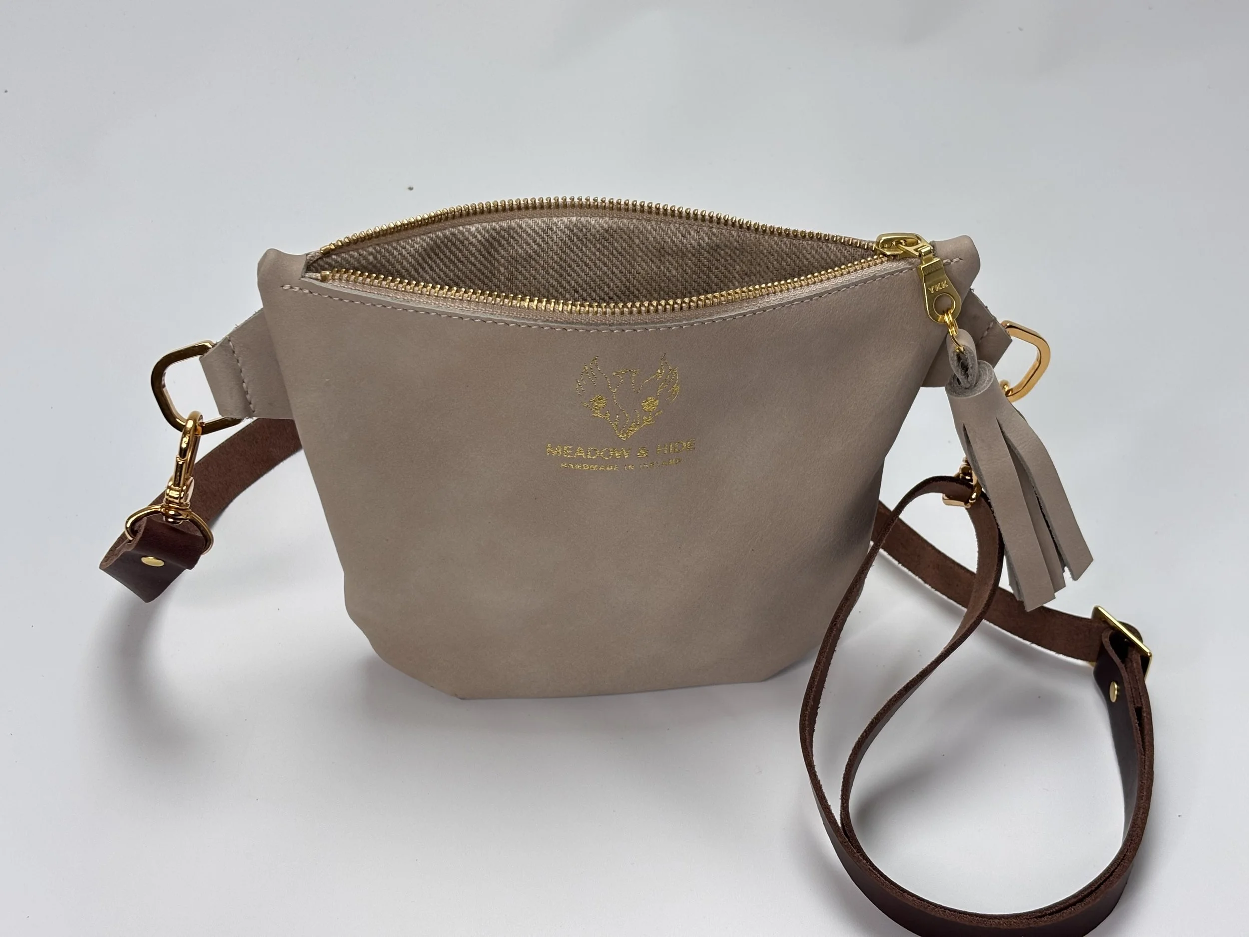 Meadow & Hide grey suede Adventurer linen lining.jpeg
