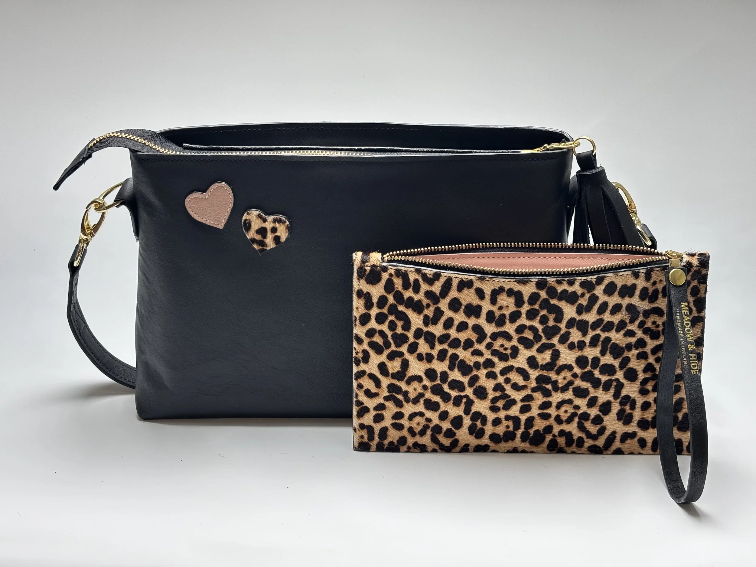 Meadow and Hide Applique Heart design with clutch 3.jpeg