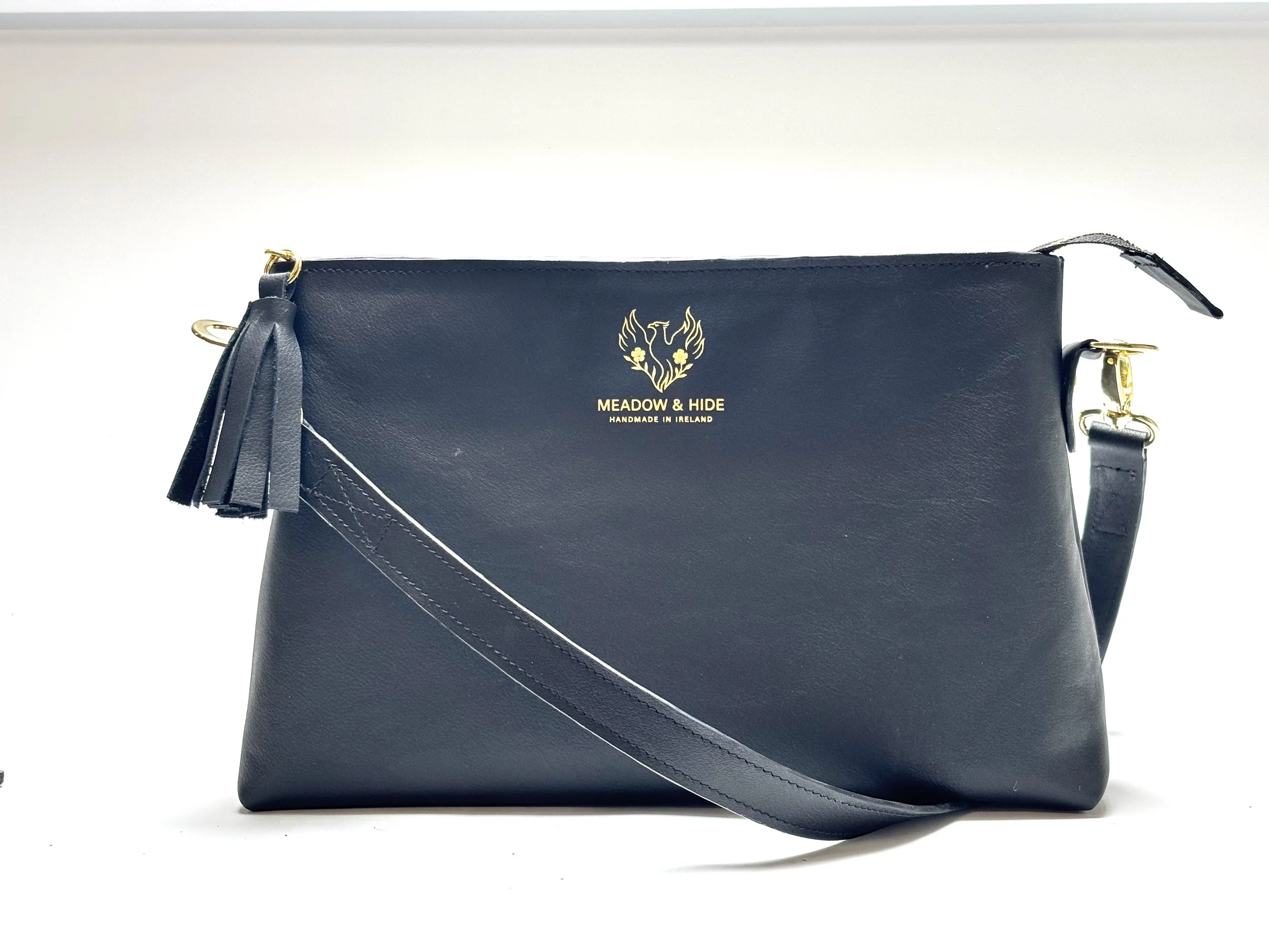 Meadow and Hide Applique Heart design overshoulder and clutch 1.jpeg