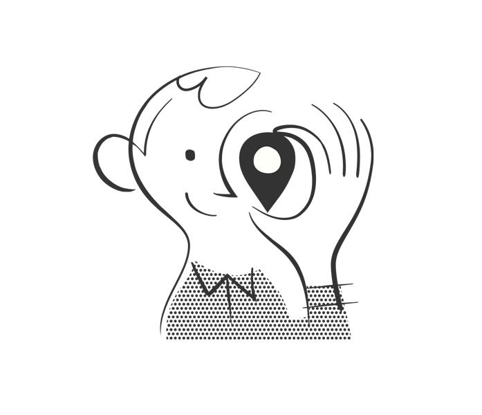 Editorial illustration of a man holding a magnifying glass.