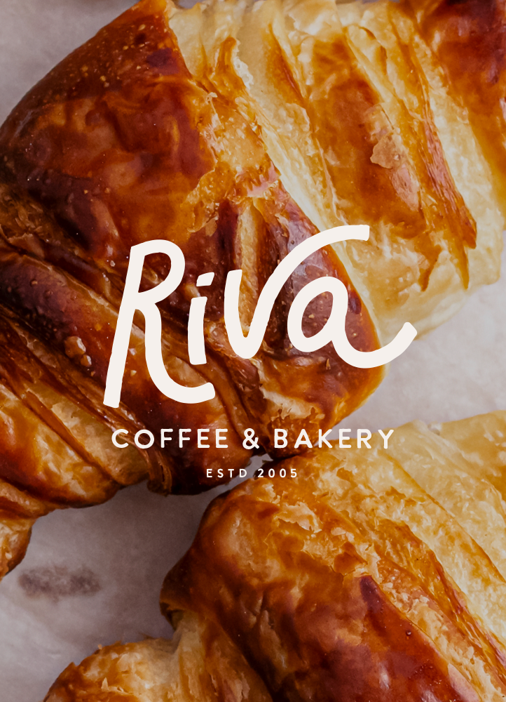Handmade lettering logo for a coffee and bakery shop