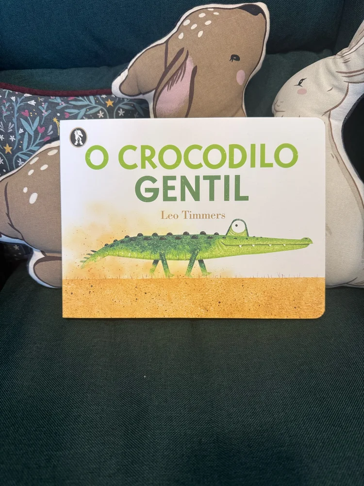 Capa do livro O Crocodilo Gentil