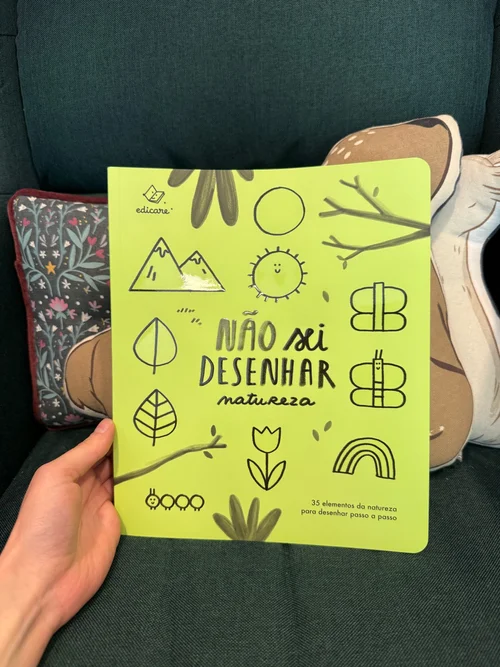 Capa do livro Não sei desenhar, natureza