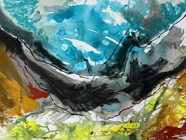 As the waves kiss the rocks