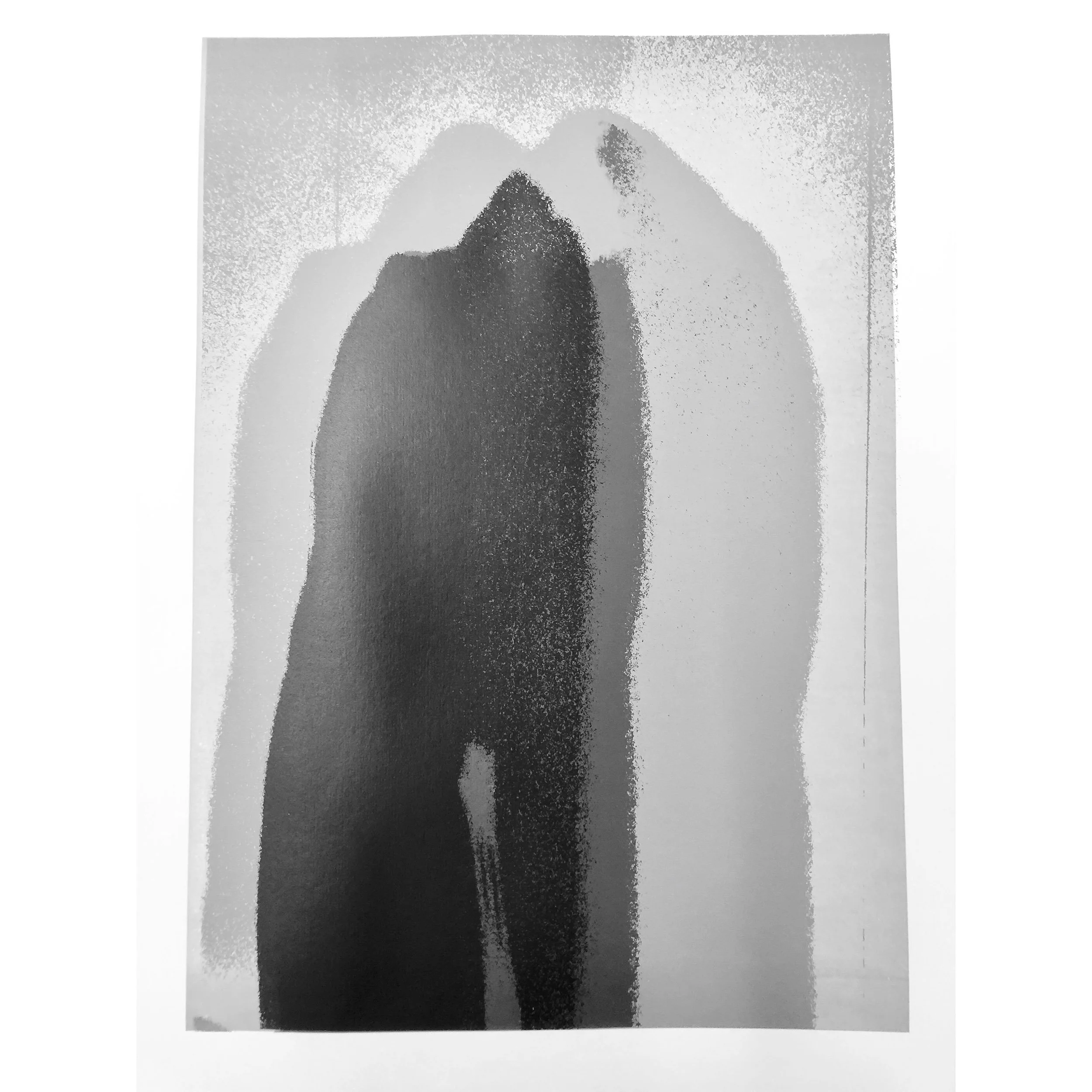 Huddle, screenprint, 40 x 50 cm