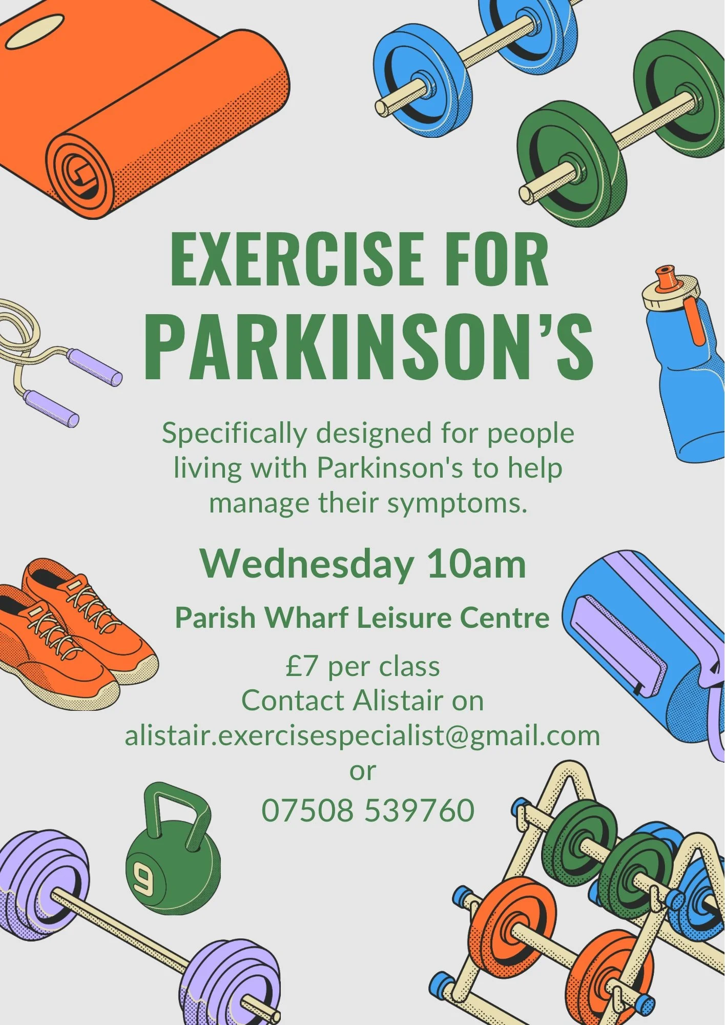 PARKINSON'S CIRCUITS - Parish Wharf Leisure Centre, Portishead