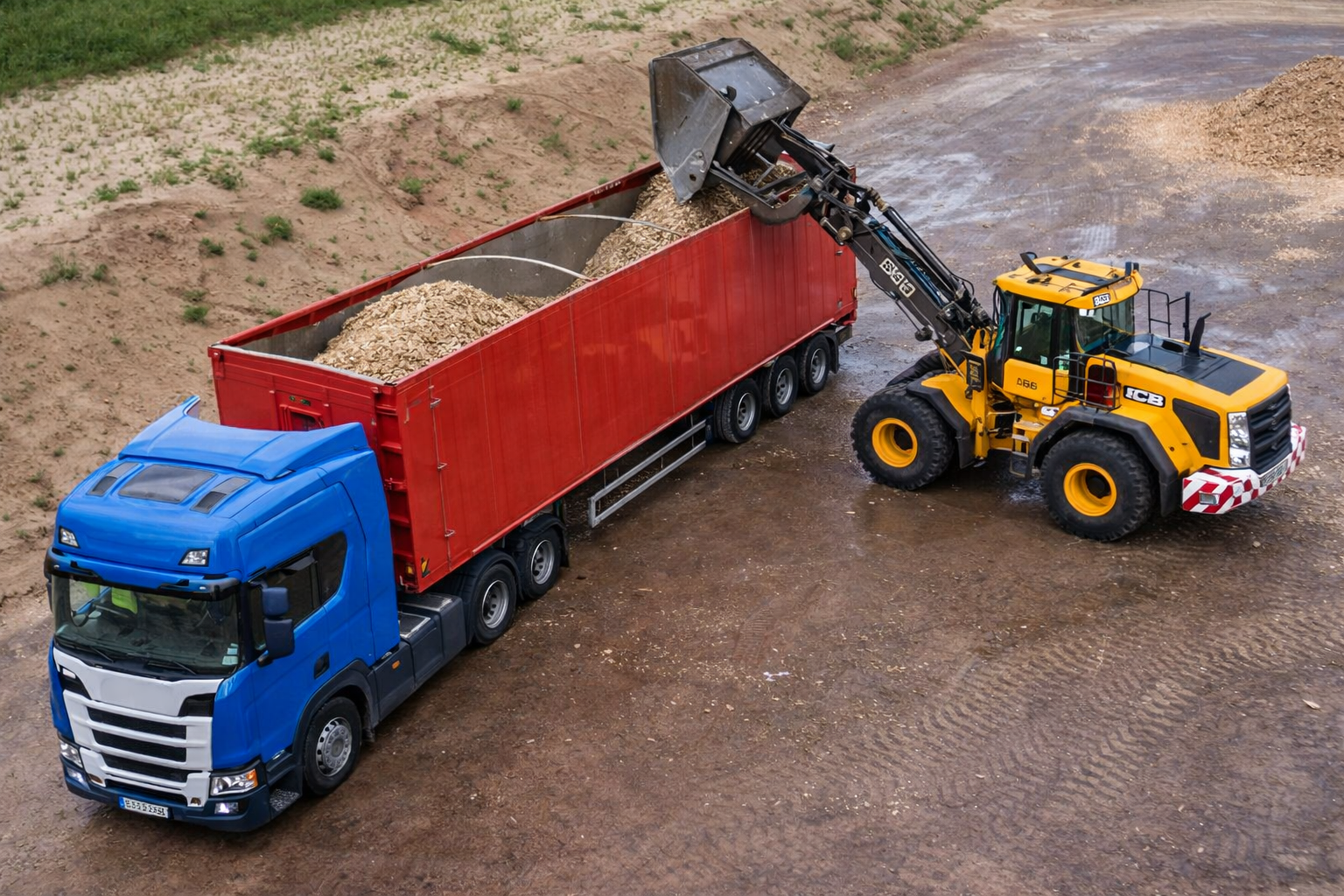 Transport of residual biomass