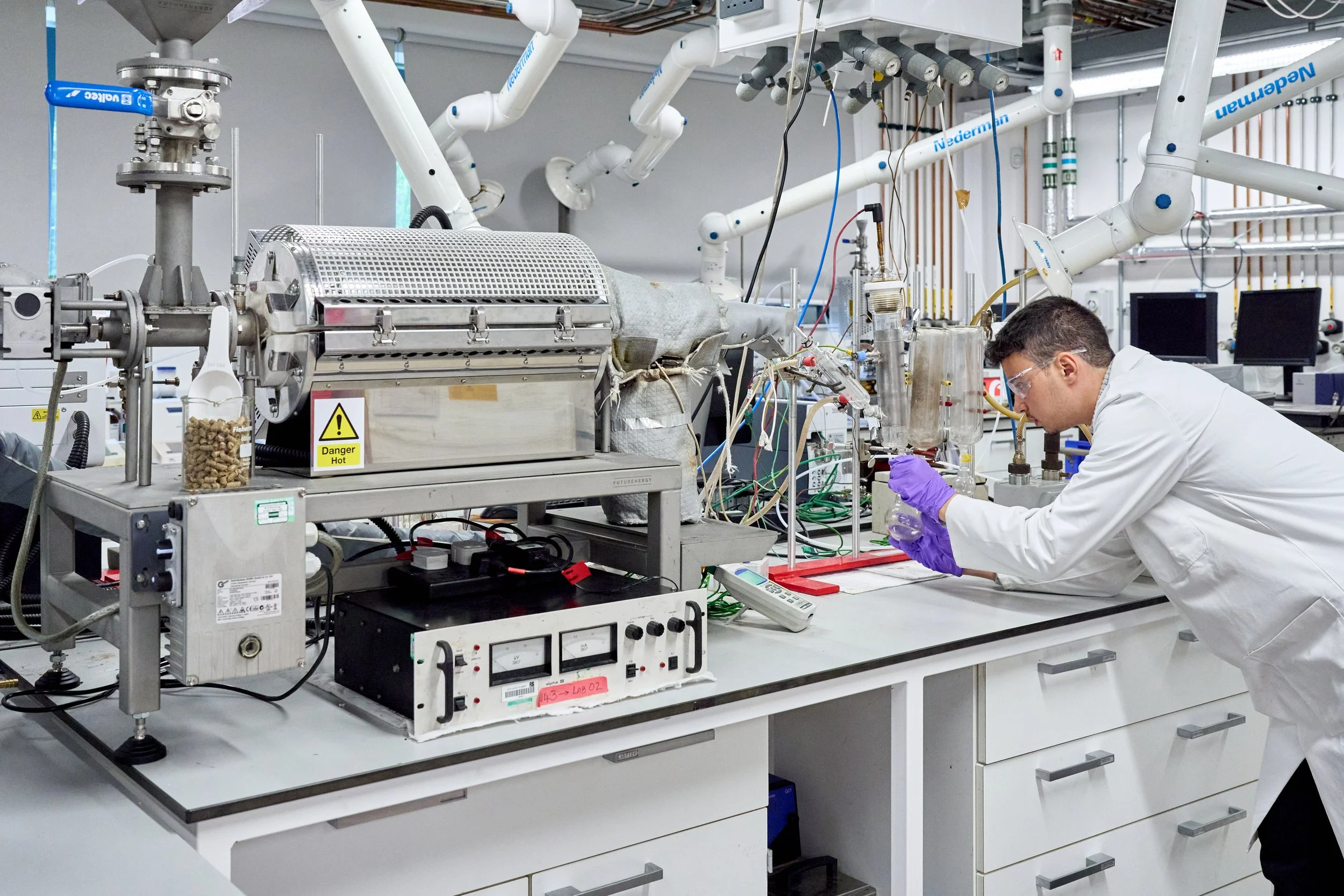 Scientist working in the EBRI laboratory