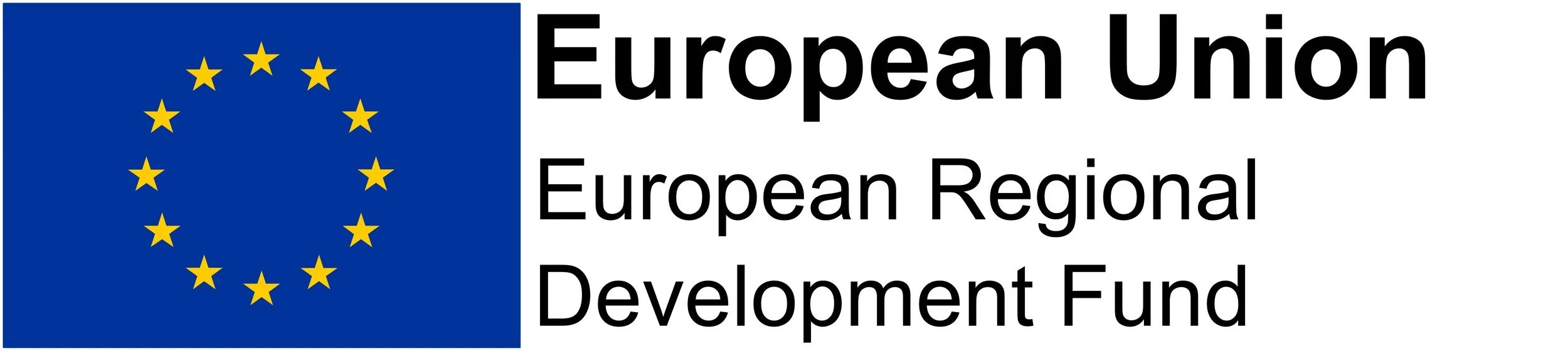 Logo of the European Union with the European Regional Development Fund text.