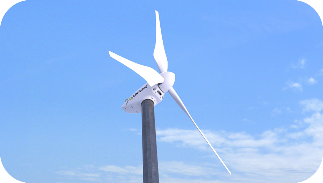 AirForce 10kW wind turbine