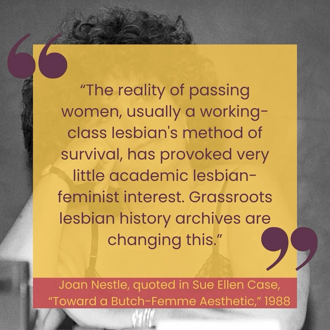 in my very first academic paper, I cited a Tumblr post by a student I knew complaining that they were trying to write an essay for class about femme 👠⛓️ but all the academic sources they could find just focused on femme as being one half of butch-fe